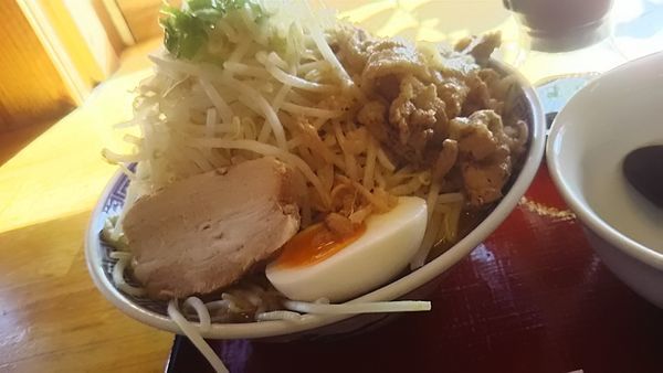 「豚富士全部乗せ 大盛り」@優勝軒 鶴ヶ島店の写真