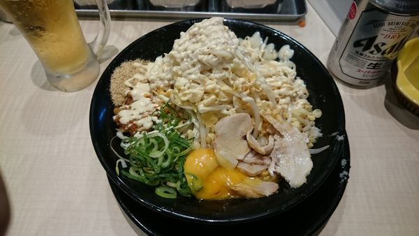 「まぜそば(中)」@替玉千里眼 志木店の写真