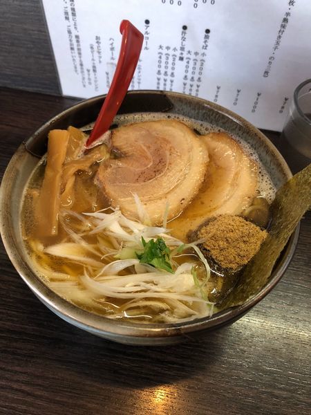 「あっさりらぁめん730円+大盛無料」@つけめん 眞司 其のニの写真