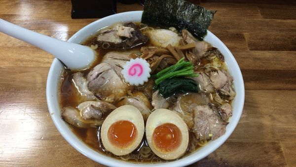 「しょうゆチャーシューメン 大盛+味玉」@オランダ軒の写真