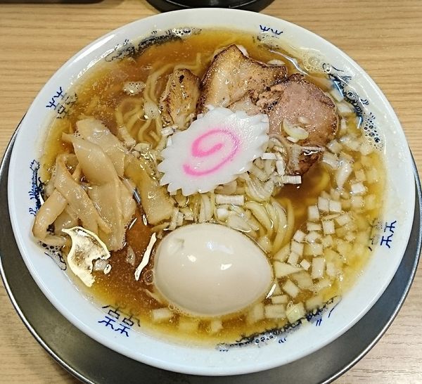 「煮干そば(並)＋味玉」@煮干そば 流。の写真