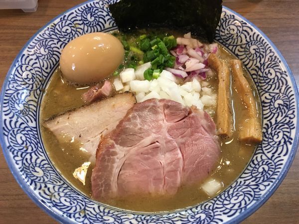 「特製極上濃厚煮干しそば＆大盛」@煮干しつけ麺 宮元の写真