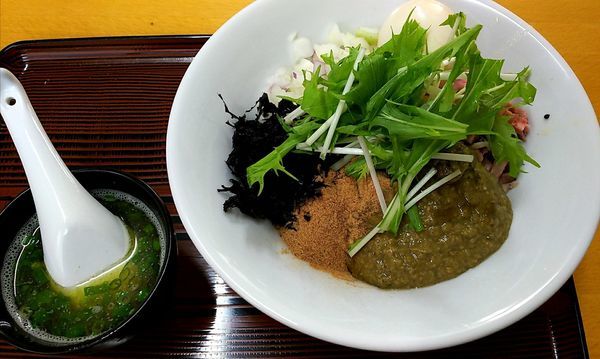 「牡蠣のまぜそば 味玉」@と多゛食堂の写真