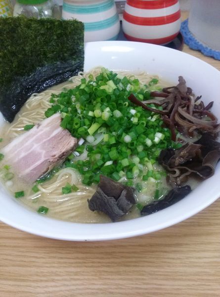 「ねぎラーメン＋チャーシュー丼」@牛久豚骨 匠スープの写真