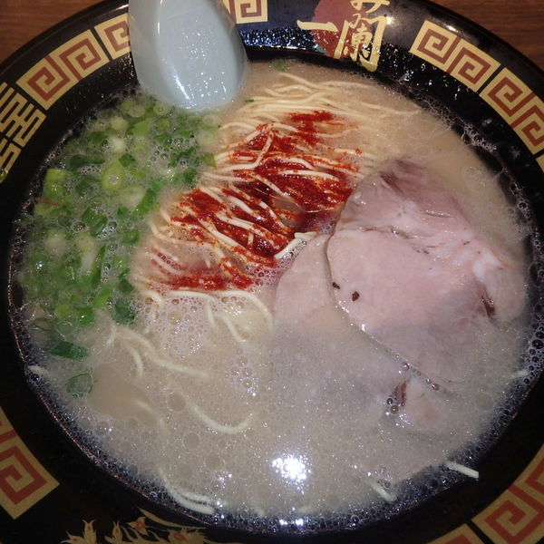 「天然とんこつらーめん (790円)」@一蘭 船橋店の写真