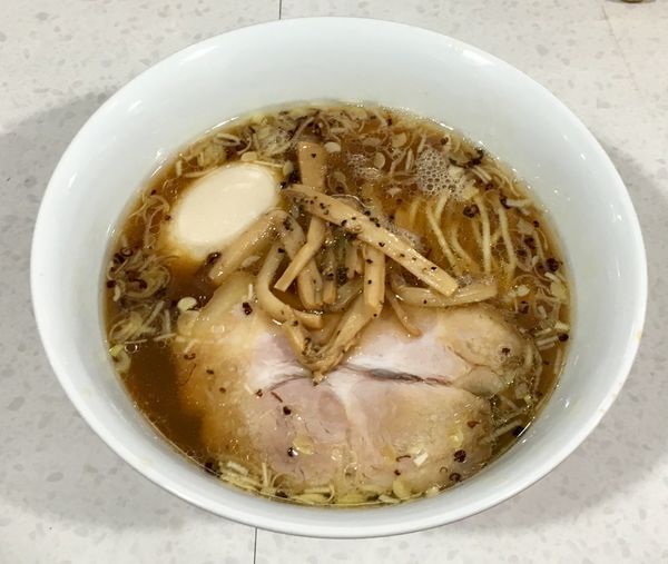 「M style 感謝と敬意を込めて ［限定】850円+味玉」@ラーメン星印の写真