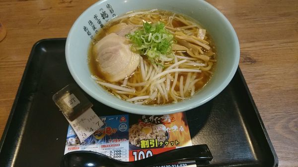 「醤油らーめん_580円」@伝説のすた丼屋 中野店の写真