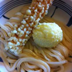 ちく玉天  生醤油うどん