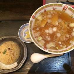 中華そば(釜石ラーメン)＋半チャーハン