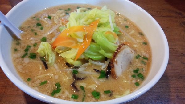 「味噌らーめん」@らーめん梵天 日光店の写真