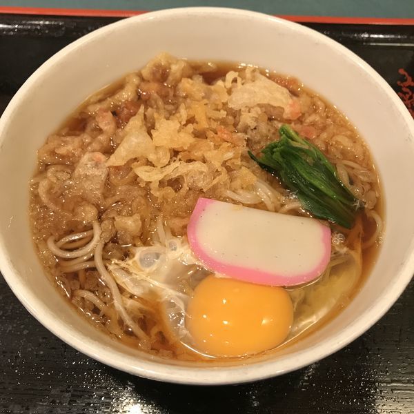 「たぬき（￥310）＋玉子（￥40）」@小諸そば 飯田橋店の写真