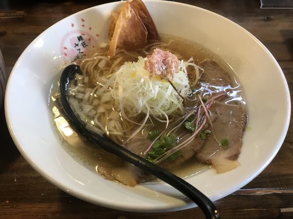 「桜花塩らーめん」@麺匠 さくら咲く 阿波座本店の写真