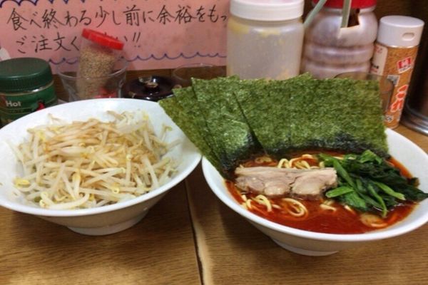 「紅蓮の虎 もやし 海苔」@ラーメン虎ノ穴の写真