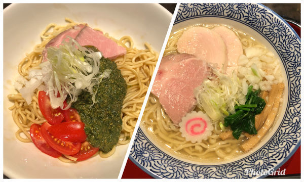 「あっさり煮干塩そば ￥730 (貝出汁ver) 他」@鶏そば なんきち 東京店の写真