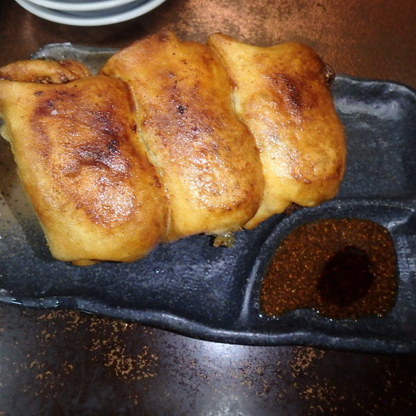 「半餃子(450円)他」@ひさご亭 大野店の写真