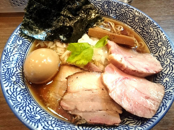 「特製極上煮干しそば」@煮干しつけ麺 宮元の写真