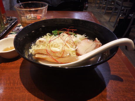 「ミニしおそば」@焙煎汐蕎麦処金字塔 立川店の写真