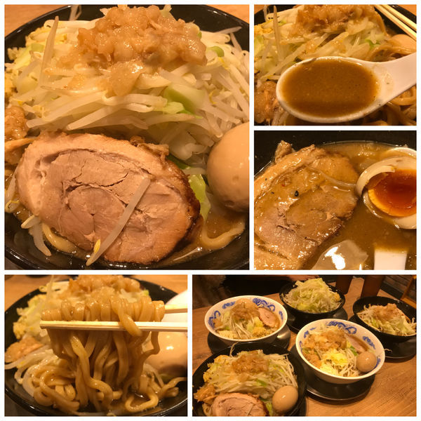 「味噌ラーメン 780円 味玉 100円 ヤサイニンニク生姜」@ジャンクガレッジ 狭山店の写真