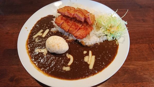 「ハムカツカレー　６８０円」@箕輪商會の写真