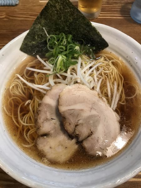 「豚そば、サービス大盛り」@上海麺館の写真
