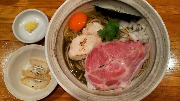 「【限定】剣先烏賊のまぜそば 追い飯なし」@麺屋 ひな多の写真