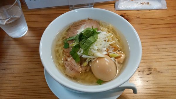 「豚肉出汁そば大盛＋味玉」@麺蔵 あつおの写真