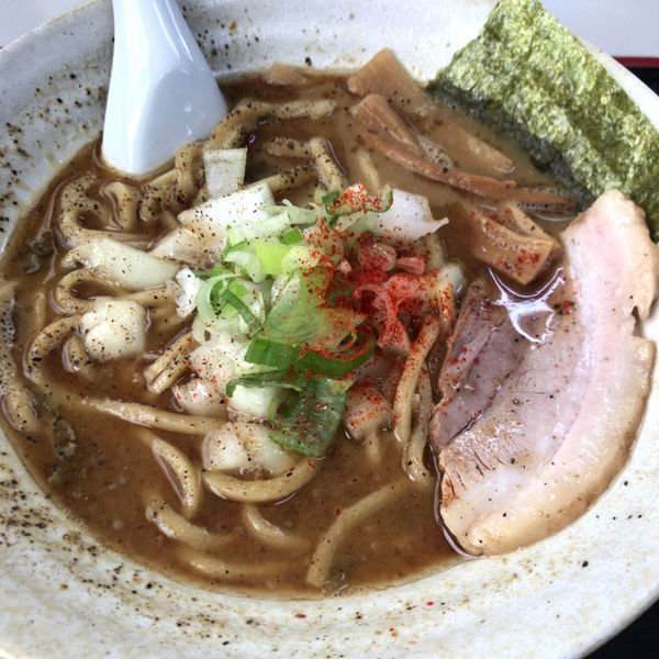 「らーめん（200g）750円」@つけめん・らあめん 福は内の写真