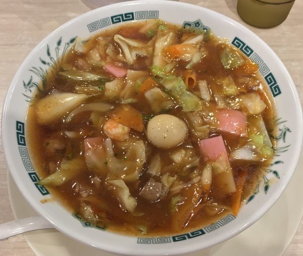 「五目あんかけラーメン（￥590）」@ちょい飲み日高屋 大和中央通店の写真