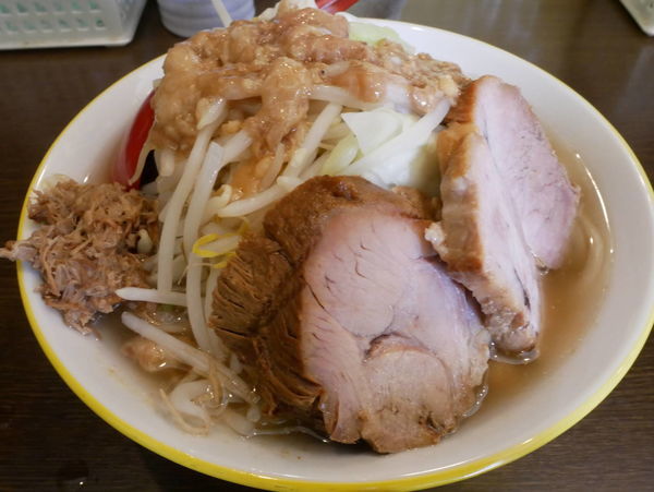 「ラーメン 並 アブラ」@ラーメン イエロー 御徒町店の写真