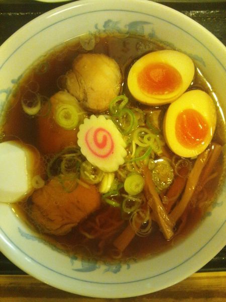 「あきんめん（味玉トッピング）」@あきん亭 瑞浪本店の写真