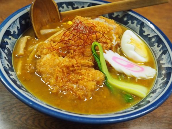 「カツカレーらーめん」@らーめんあすかの写真