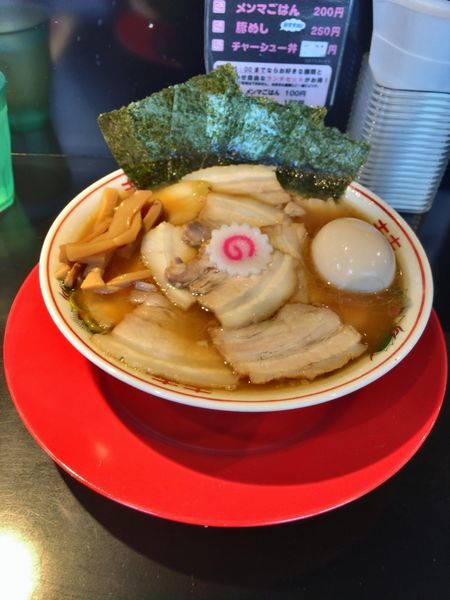 「特製中華そば」@肉煮干し中華そば さいころの写真