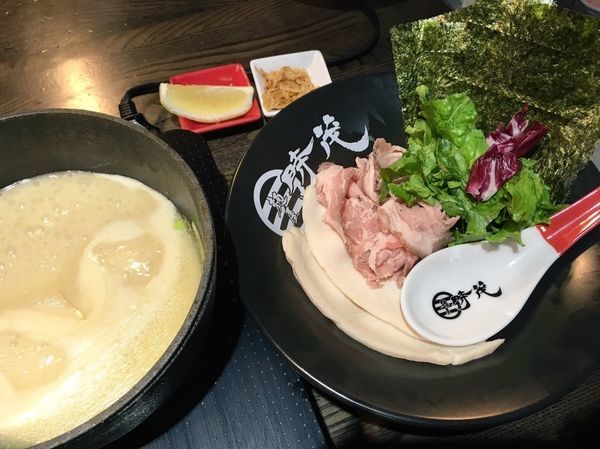 「濃厚鶏白湯つけ麺(塩)麺半分より少なめ」@麺屋 時茂 西川口店の写真