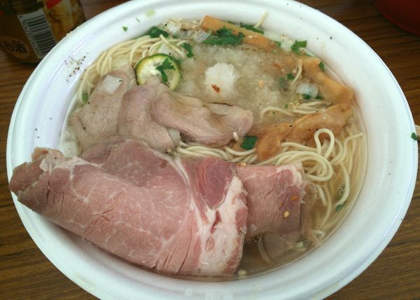 「【MENSHO×ラーメンwalkerコラボ】岩手がもの塩中華そば」@東京ラーメンショー 2017の写真