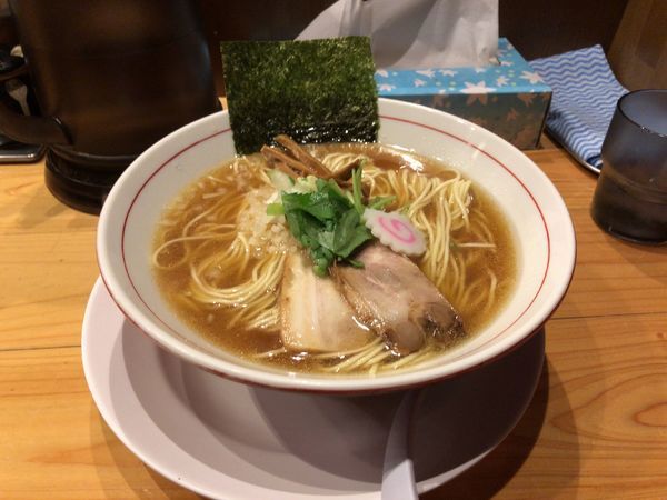 「本日のバリ煮干しそば」@蕾 煮干 分家の写真