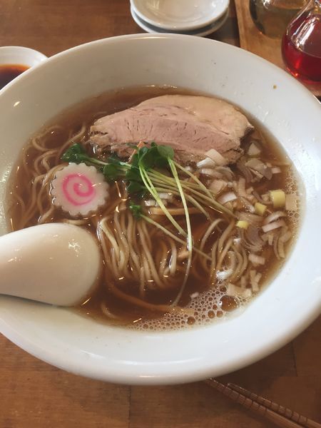 「はまぐり×煮干し 醤油」@麺酒処 ふくろうの写真