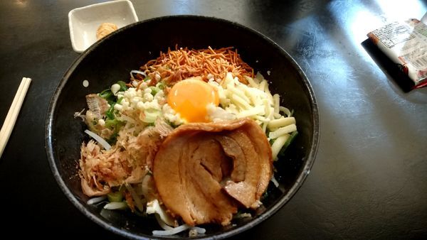 「特製まぜそば」@BOMBA家 湘南台本店の写真