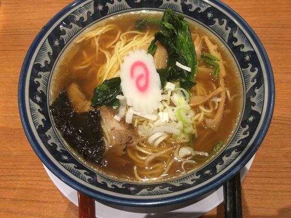 「煮干中華そば大盛／￥750」@七匹の子ぶた 京王府中SC店の写真