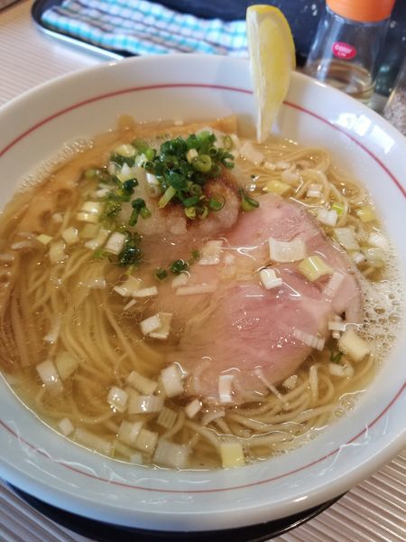 「塩サンマそば800円」@ラーメン ポール亭の写真