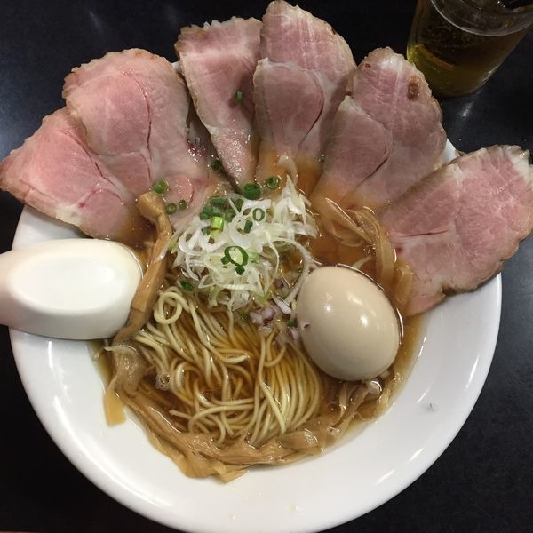 「特製そば＋チャーシュー＋和え玉（醤油）」@麺処 晴の写真