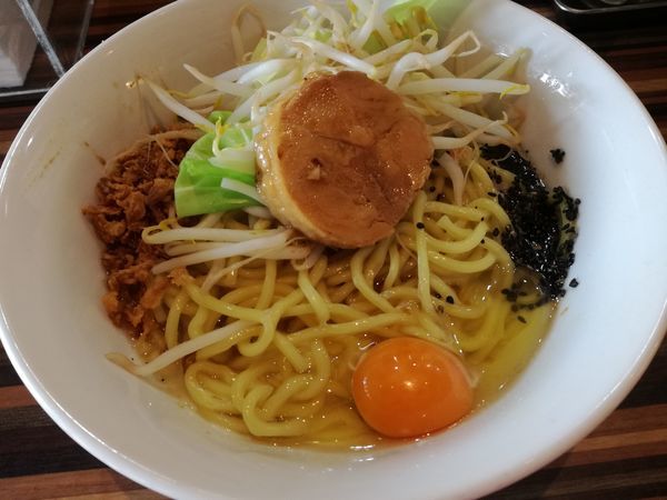 「まぜそば600円」@狼煙屋の写真