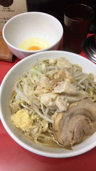 「ラーメン中 ニンニク アブラ」@びんびん豚の写真