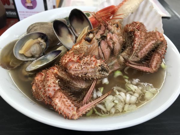 「海の幸ラーメン 1,700円」@えんまん亭の写真