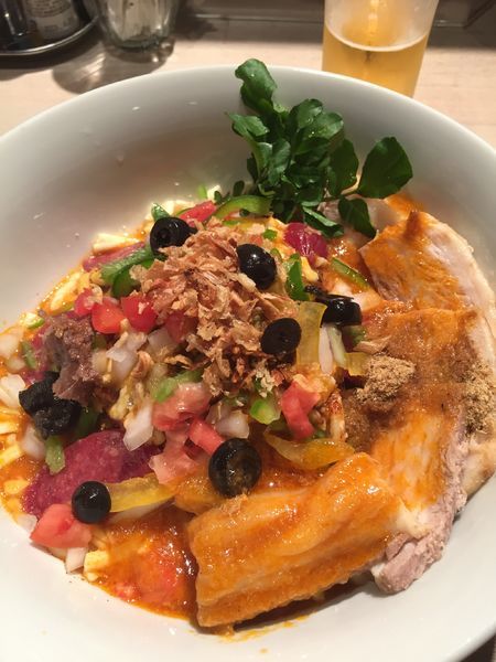 「ピザそば 肉増し クレソン増し ＋ 〆のリゾット」@ajito ismの写真