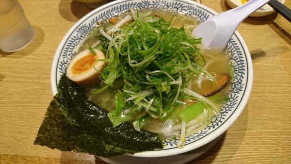 「青菜野菜旨塩ラーメン・・750円」@丸源ラーメン 厚木インター店の写真
