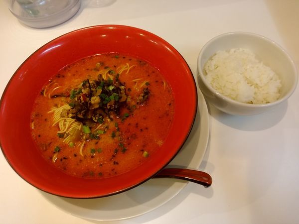 「担担麺(並盛・100g)780円」@ラーメン処 そうじゃ屋の写真