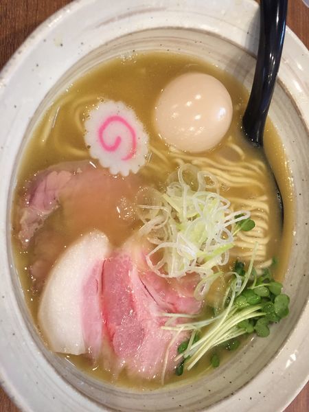 「鶏そば750円+味玉100円」@麺屋 NOROMAの写真