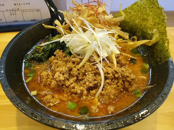 「四川風ごぼとん　（大盛り：サービス券）」@らーめん 大気見の写真