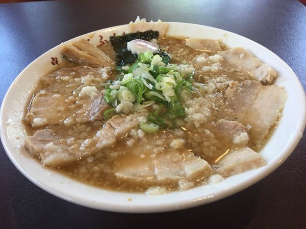 「背脂肉そば」@中華そば ふくもりの写真