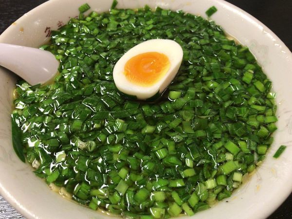 「ニラそば700円」@多来福の写真